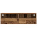 vidaXL TV nástenné skrinky 2 ks staré drevo 100x30x30 cm inžinierske drevo – Obrázok 7