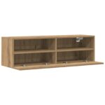 vidaXL TV Stena Kabinet Artisan Dub 100x30x30 cm Kompozitné Drevo – Obrázok 5