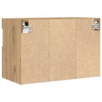 vidaXL TV nástenné skrine s LED osvetlením 2 ks Dub Artisan 60x30x40 cm – Obrázok 10