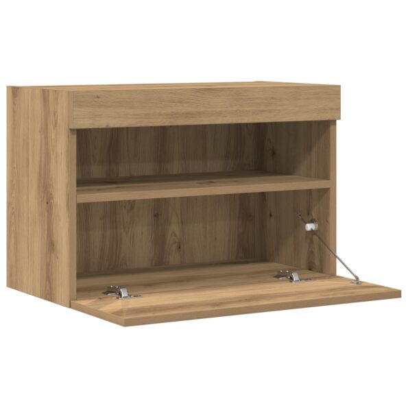 862209_6.jpg vidaXL TV nástenné skrine s LED osvetlením 2 ks Dub Artisan 60x30x40 cm – Obrázok 6