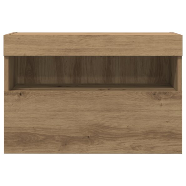 862209_8.jpg vidaXL TV nástenné skrine s LED osvetlením 2 ks Dub Artisan 60x30x40 cm – Obrázok 8
