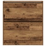 vidaXL Skriňa na topánky s výklopným zásuvkom z dreva 80x21x87,5 cm – Obrázok 6