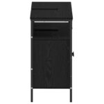 vidaXL Kúpeľňová umývadlová skrinka Čierny Dub 80x30x60 cm z inžinierskeho dreva – Obrázok 7