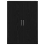 vidaXL Komoda čierny dub 60x31x84 cm Drevo – Obrázok 3