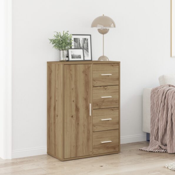 862265_1.jpg vidaXL Komoda Artisan Dub 60x31x84 cm Kompozitné drevo – Obrázok 1