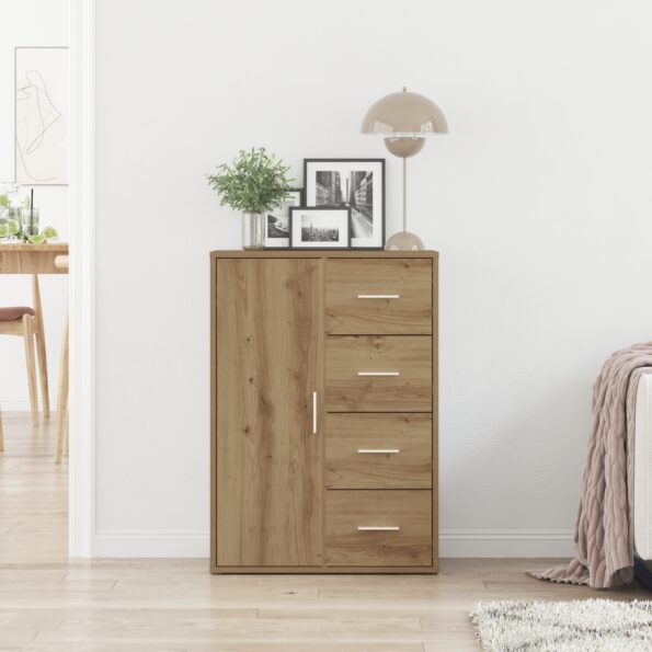 862265_4.jpg vidaXL Komoda Artisan Dub 60x31x84 cm Kompozitné drevo – Obrázok 4