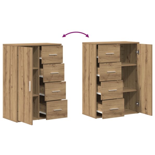 862265_8.jpg vidaXL Komoda Artisan Dub 60x31x84 cm Kompozitné drevo – Obrázok 8