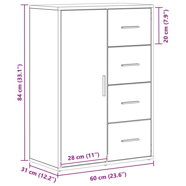 862265_9.jpg vidaXL Komoda Artisan Dub 60x31x84 cm Kompozitné drevo – Obrázok 9