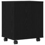 vidaXL Stojan na tlačiareň s kolieskami, artisan dub, 41x32x48 cm – Obrázok 7