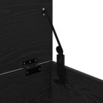 vidaXL Úložná krabica s vekom Čierny dub 100x42x46 cm Kompozitné drevo – Obrázok 9