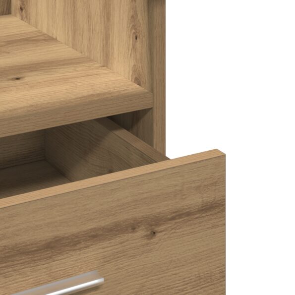 vidaXL Prednáškový pult s kolieskami z umelej borovice – Obrázok 8