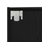 vidaXL Skrinka na knihy/TV skrinka Čierny dub 36x30x143 cm – Obrázok 7