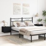 vidaXL Nočné stolíky 2 ks Čierne Dub 40x30x30 cm Z materiálu kompozitné drevo