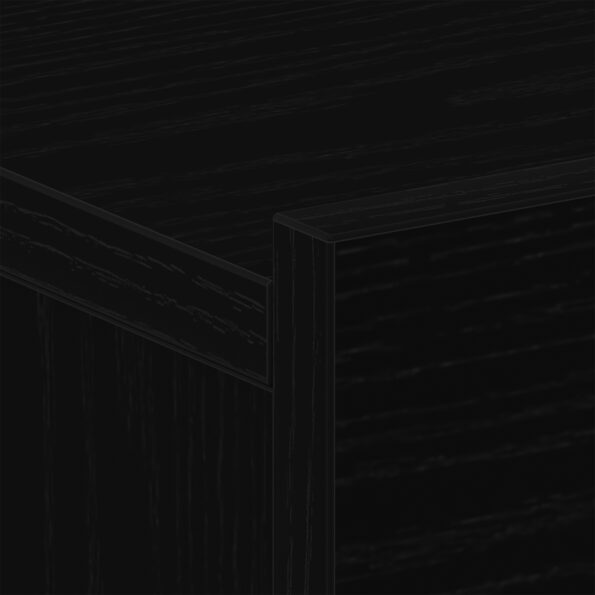 vidaXL Nočné stolíky 2 ks Čierne Dub 40x30x30 cm Z materiálu kompozitné drevo – Obrázok 10