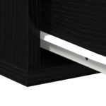 vidaXL Nočné stolíky 2 ks Čierne Dub 40x30x30 cm Z materiálu kompozitné drevo – Obrázok 11