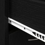 vidaXL Skriňa na topánky Čierny dub 60x35x84 cm Syntetické drevo – Obrázok 10