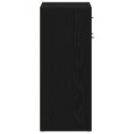 vidaXL Skriňa na topánky Čierny dub 60x35x84 cm Syntetické drevo – Obrázok 8