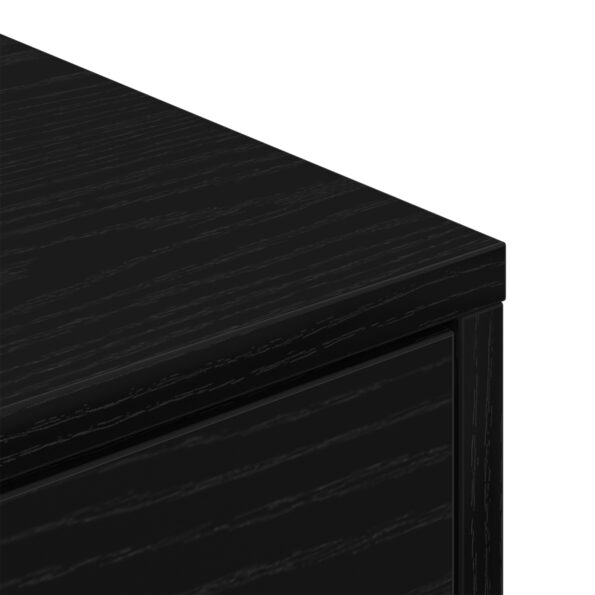 vidaXL Skriňa na topánky Čierny dub 60x35x84 cm Syntetické drevo – Obrázok 9