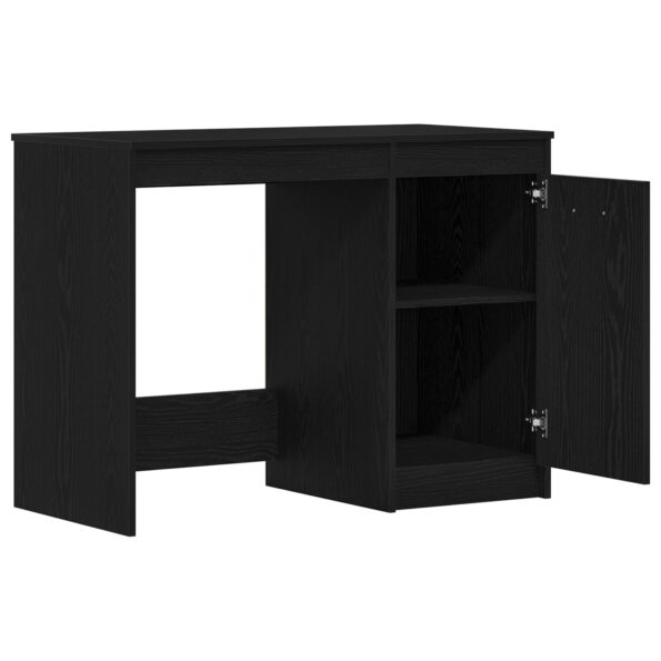 vidaXL Stôl Čierny Dub 100x50x76 cm Kompozitné drevo – Obrázok 5