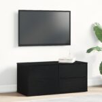 vidaXL TV stojan z Artisan duba 80x34x35,5 cm z inžinierskeho dreva