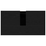 vidaXL Kúpeľňová skriňa so zrkadlom, čierny dub, 60x33x61 cm, z kvalitného dreva – Obrázok 9