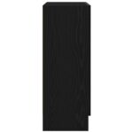 vidaXL Knižnica Čierny Dub 82,5x30,5x80 cm Z dreva – Obrázok 8