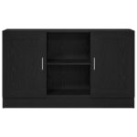 vidaXL Komoda čierny dub 120x30,5x70 cm z inžinierskeho dreva – Obrázok 7