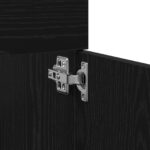 vidaXL Kúpeľňová umývadlová skrinka Čierny dub 80x38,5x46 cm z kompozitného dreva – Obrázok 9