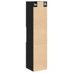 vidaXL Kúpeľňová skriňa Čierny dub 30 x 30 x 130 cm Kompozitné drevo – Obrázok 6