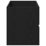 vidaXL Skrinka pod umývadlo Čierny dub 90x38,5x45 cm Kompozitné drevo – Obrázok 7