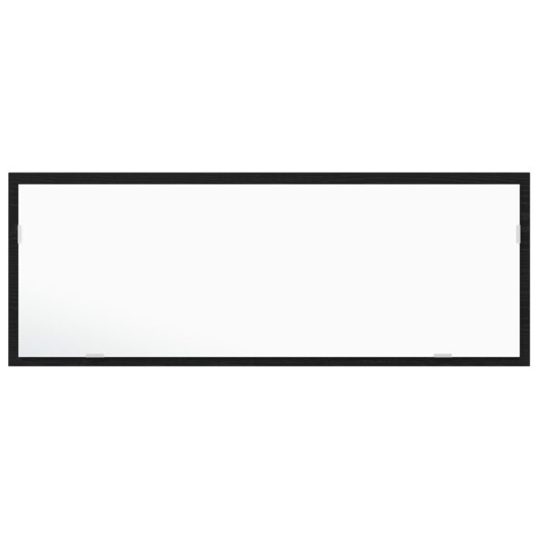 vidaXL LED zrkadlo do kúpeľne čierne dub 100x8,5x37 cm z inžinierovaného dreva – Obrázok 6