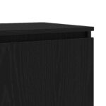 vidaXL Televízny stolík s LED svetlami, čierny dub, 140x40x35,5 cm, z kvalitného dreva – Obrázok 11