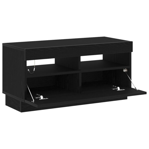 862566_4.jpg vidaXL TV skrinka s LED osvetlením, čierny dub, 80x35x40 cm, kompozitné drevo – Obrázok 4