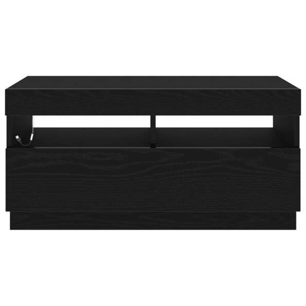862566_7.jpg vidaXL TV skrinka s LED osvetlením, čierny dub, 80x35x40 cm, kompozitné drevo – Obrázok 7