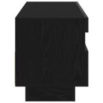 vidaXL TV skrinka s LED osvetlením, čierny dub, 80x35x40 cm, kompozitné drevo – Obrázok 8