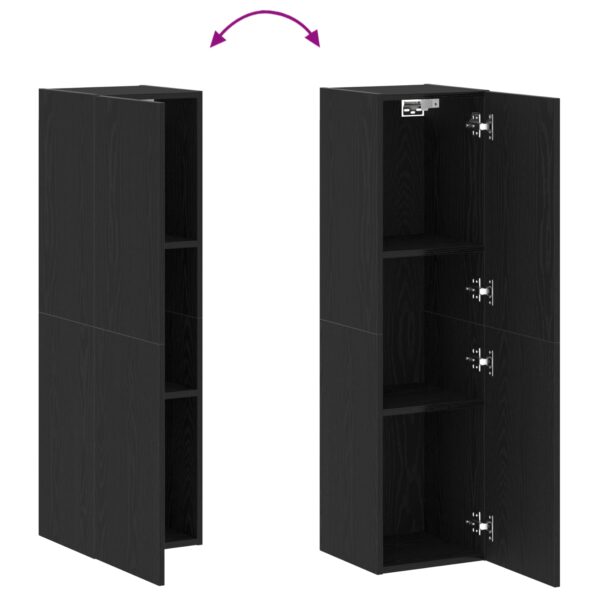 862572_11.jpg vidaXL TV skrinka čierna dub 30,5x30x110 cm z inžinierskeho dreva – Obrázok 11