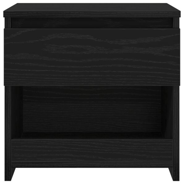 862575_8.jpg vidaXL Nočné stolíky 2 ks Čierne Dub 40x30x39 cm Kompozitné drevo – Obrázok 8