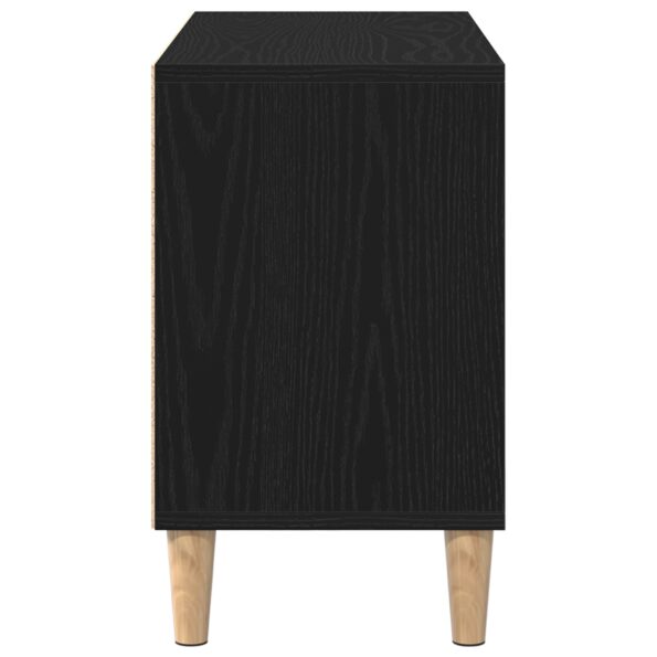 862583_7.jpg vidaXL čierna dubová skriňa na TV - 69.5 x 30 x 50 cm, vyrobené z kompozitného dreva – Obrázok 7