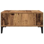 vidaXL Konferenčný stolík Staré drevo 60 x 60 x 30 cm – Obrázok 6