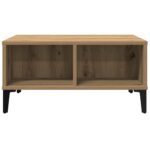 vidaXL Konferenčný stolík Artisan Dub 60x60x30 cm Kompozitné drevo – Obrázok 5