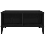 vidaXL Konferenčný stolík Čierna Dub 60x60x30 cm Kompozitné drevo – Obrázok 5