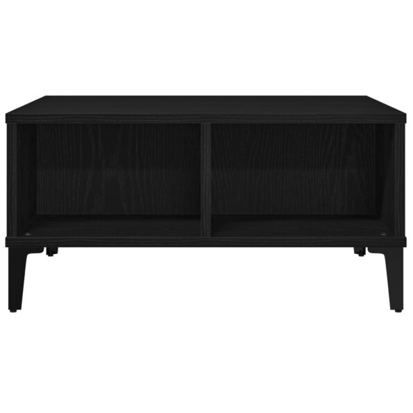 vidaXL Konferenčný stolík Čierna Dub 60x60x30 cm Kompozitné drevo – Obrázok 5