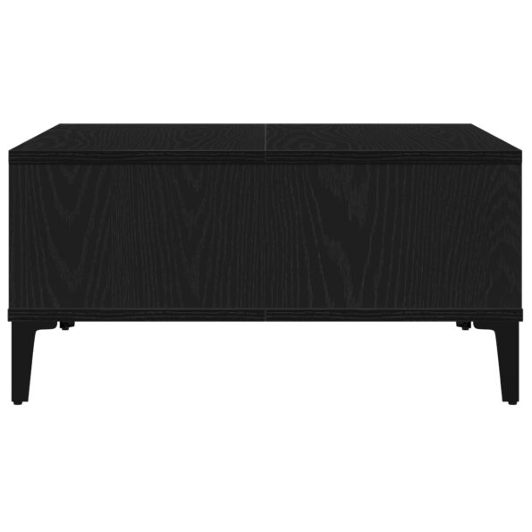vidaXL Konferenčný stolík Čierna Dub 60x60x30 cm Kompozitné drevo – Obrázok 6