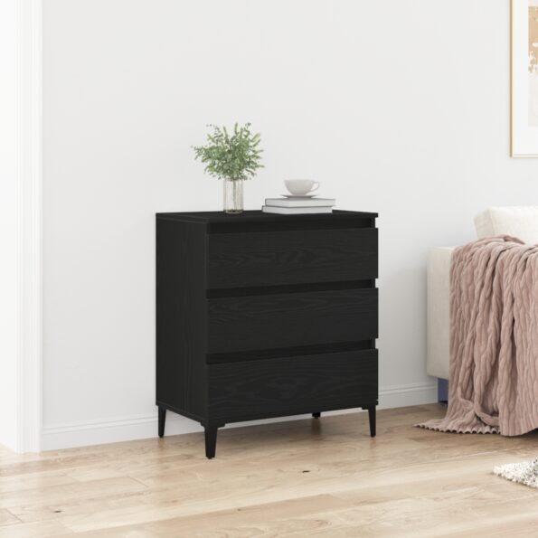 862596_1.jpg vidaXL Servírovacia skriňa Čierny dub 60x35x70 cm Kompozitné drevo – Obrázok 1