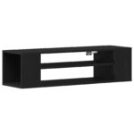 vidaXL TV skrinka Čierny dub 100 x 30 x 26,5 cm Kompozitné drevo – Obrázok 2