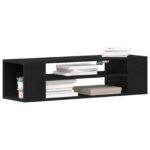 vidaXL TV skrinka Čierny dub 100 x 30 x 26,5 cm Kompozitné drevo – Obrázok 3