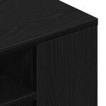 vidaXL TV skrinka Čierny dub 100 x 30 x 26,5 cm Kompozitné drevo – Obrázok 8