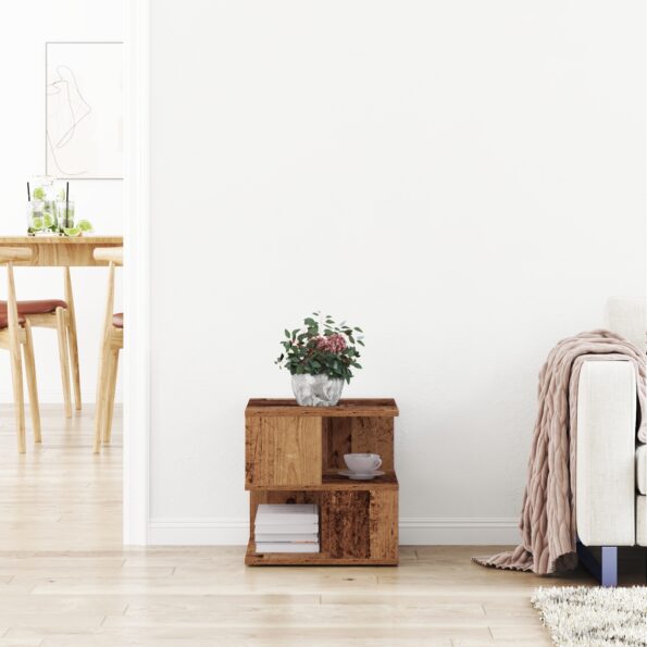 vidaXL Stôl z recyklovaného dreva 40x40x40 cm – Obrázok 4