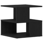 vidaXL Bočná tabuľa Čierny Dub 40x40x40 cm z inžinierskeho dreva – Obrázok 5