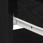 vidaXL Nočný stolík Čierny Dub 50x40x43,5 cm Kompozitné drevo – Obrázok 10